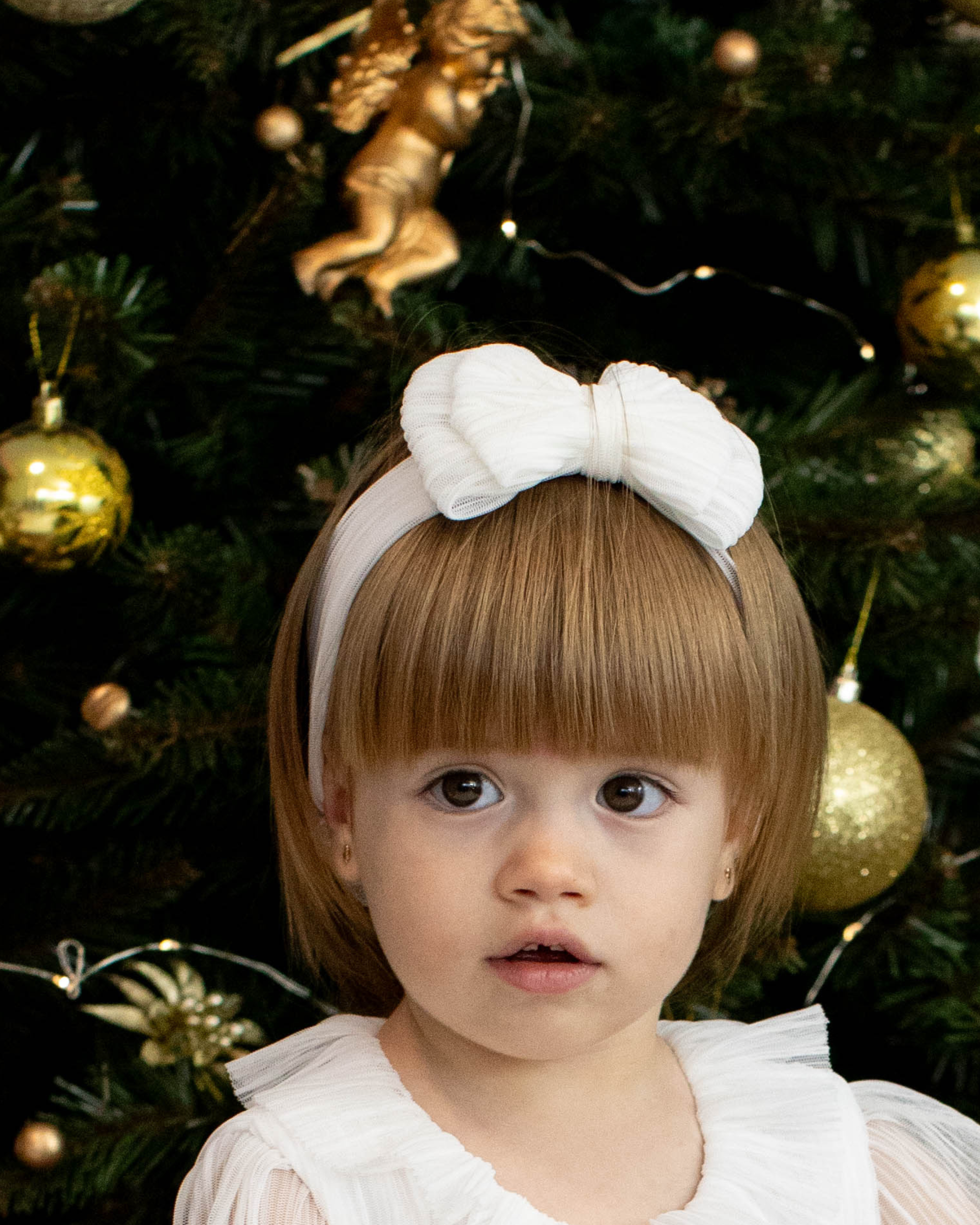 BANDA CON LAZO DE TULLE