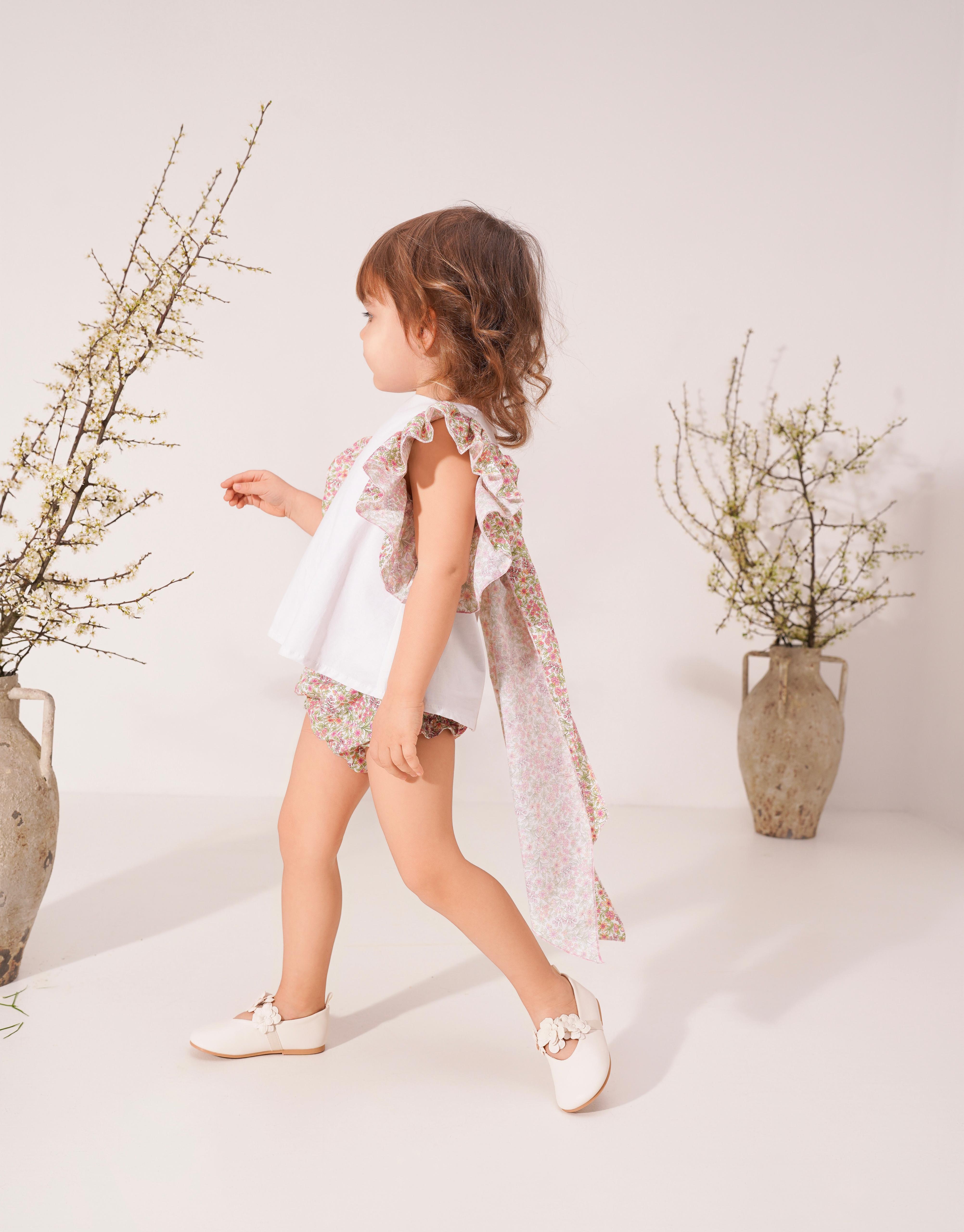 Compleu Jellyfish cu flori roz