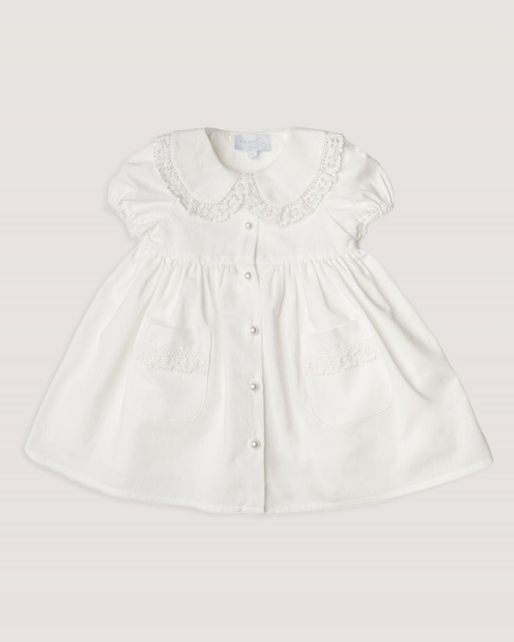 Rochie ceremonie din bumbac cu dantela