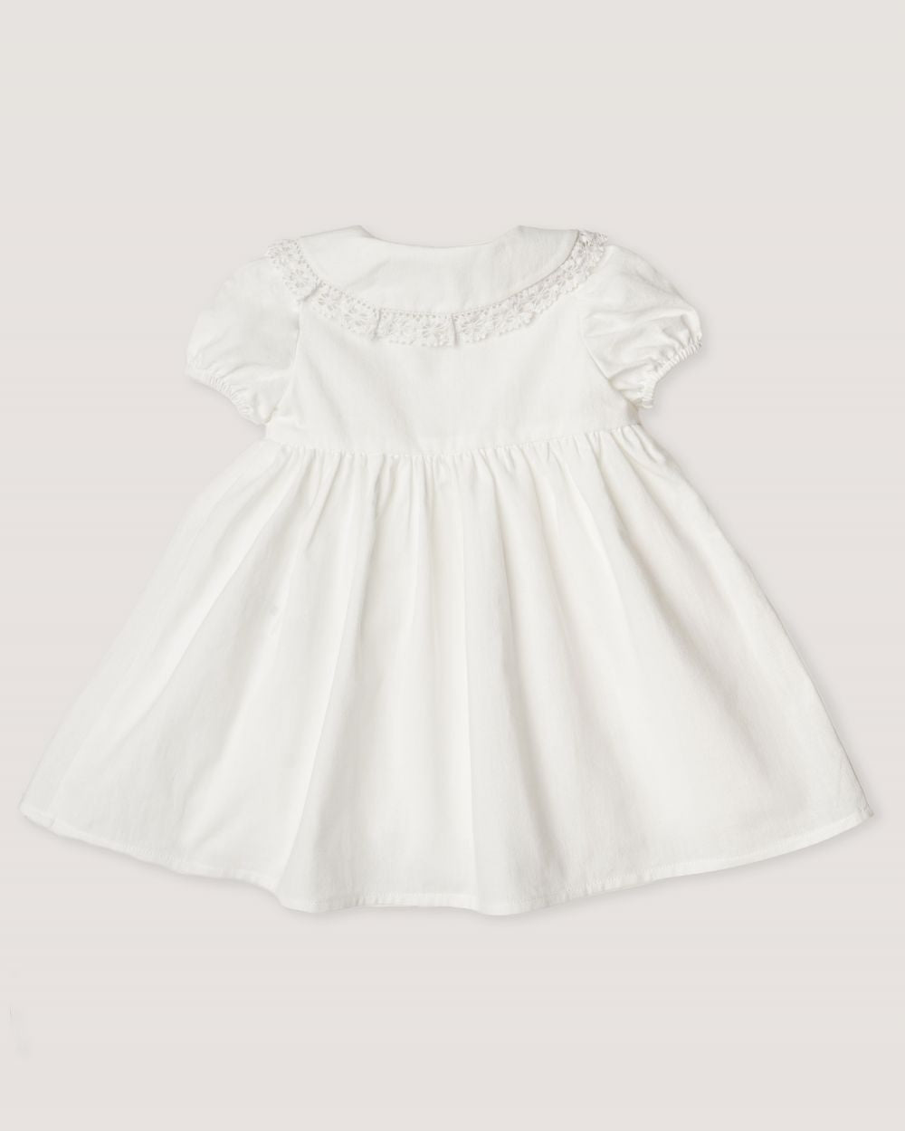 Rochie ceremonie din bumbac cu dantela