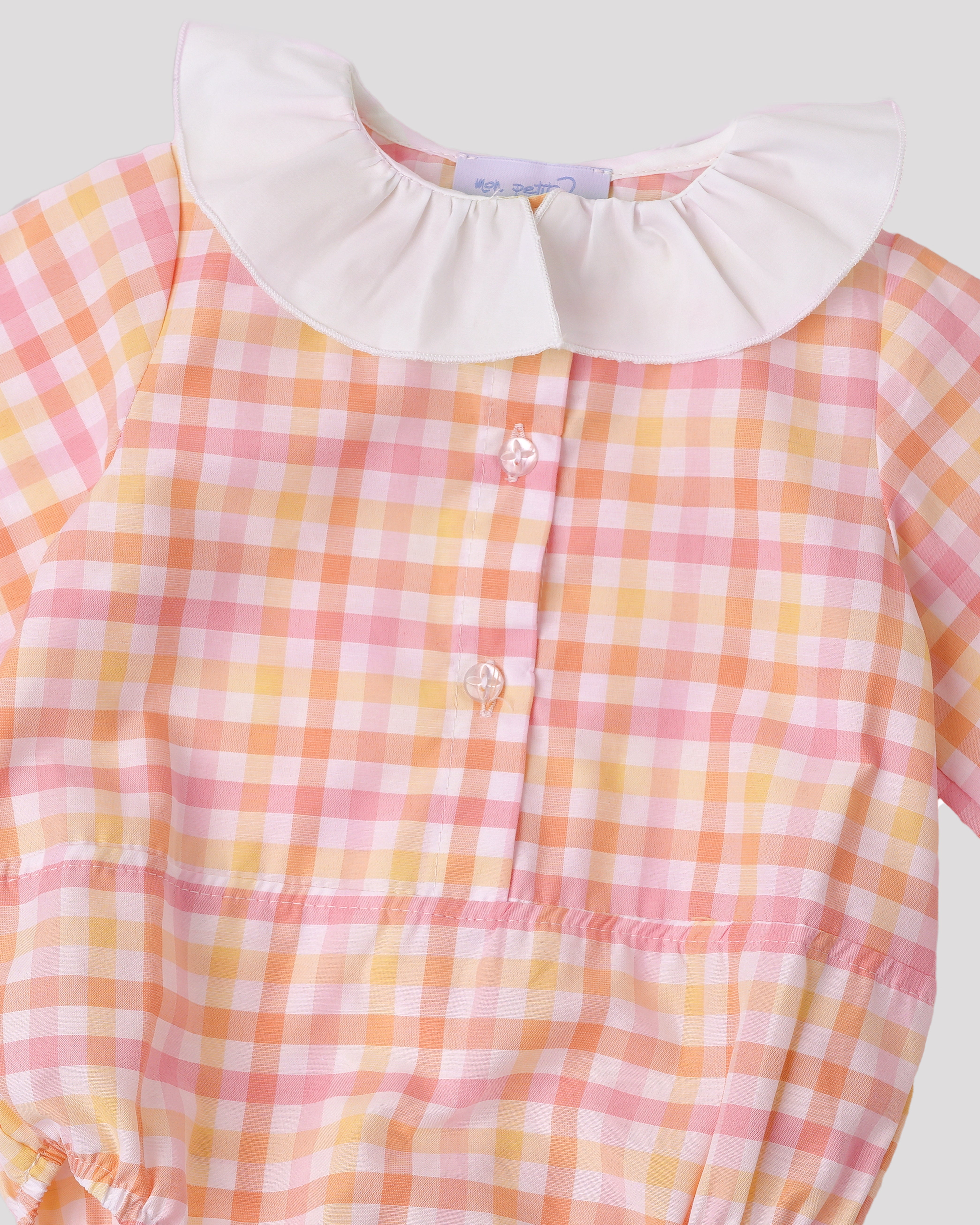 Body carouri galbene si guler cret alb