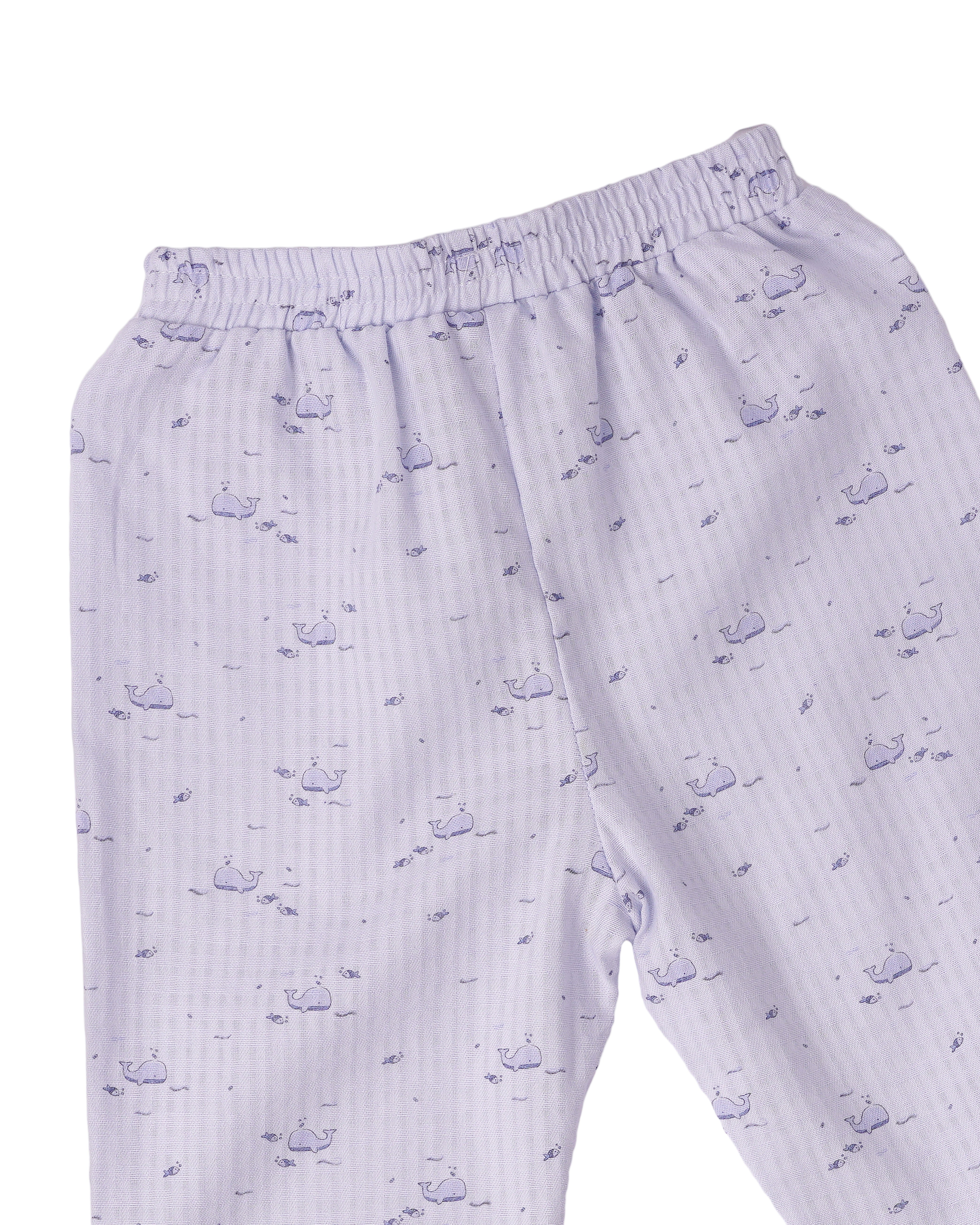 Pijama din muselina cu balene