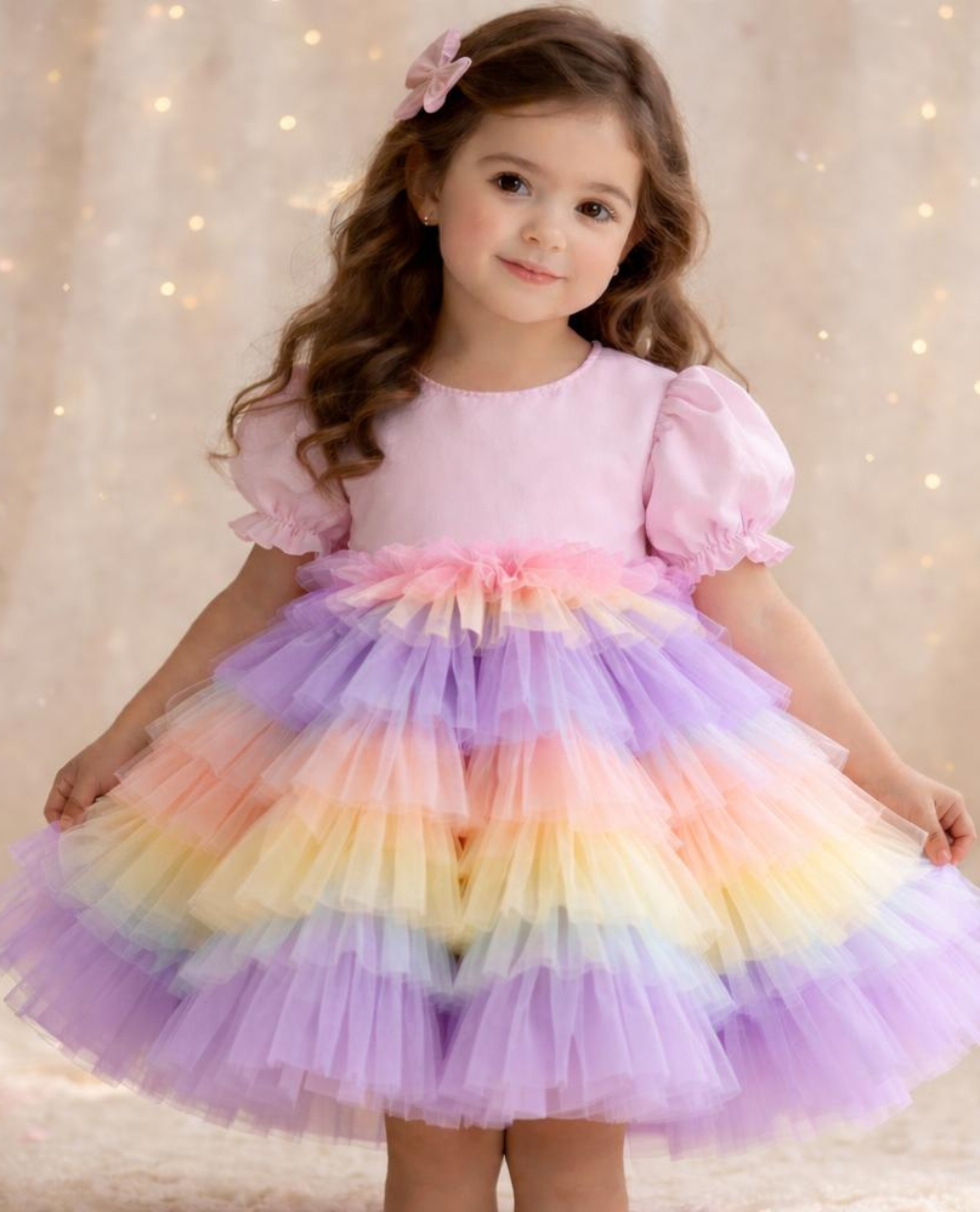 VESTIDO ORGANZA LAZO