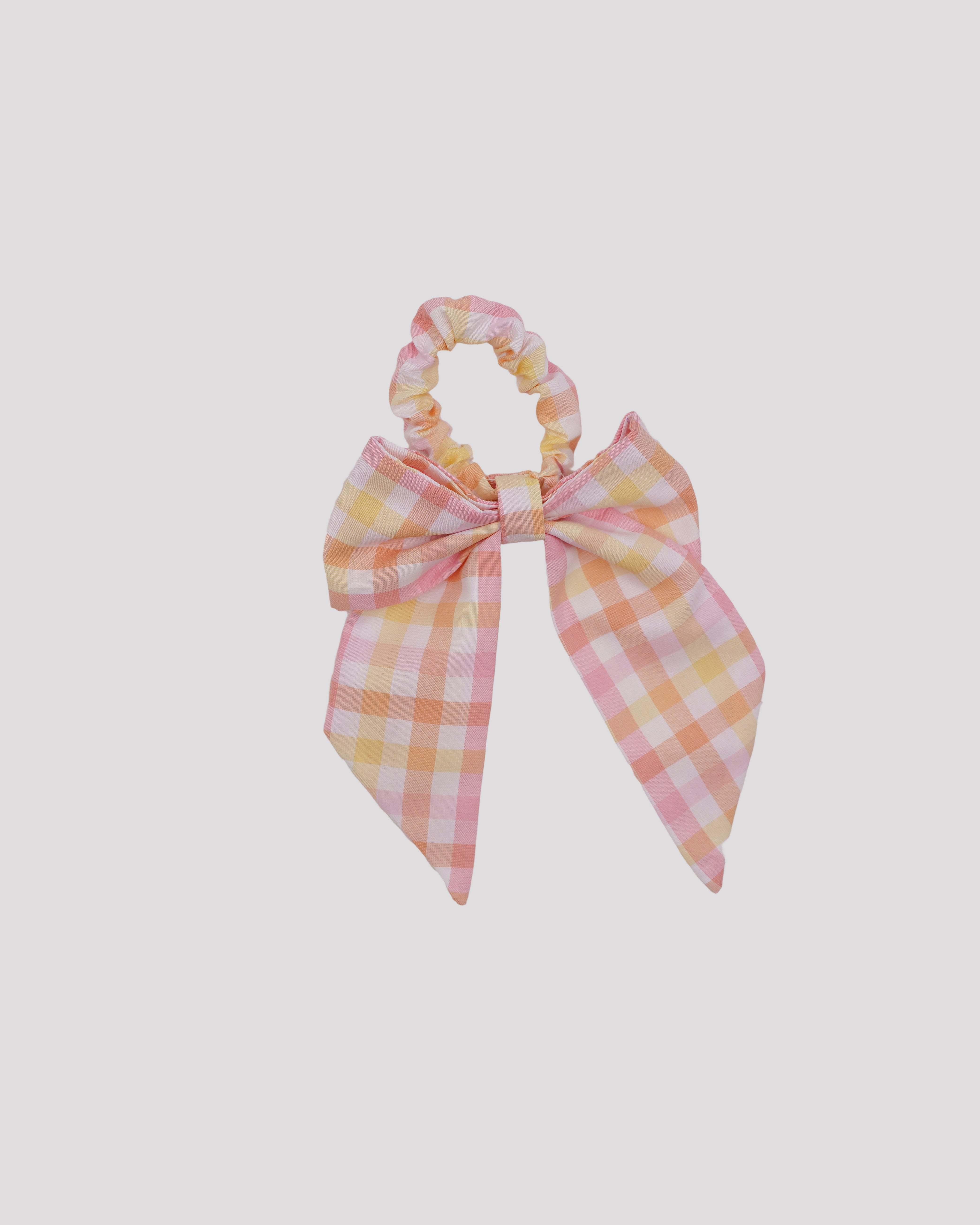 Elastic de par cu funda in carouri roz