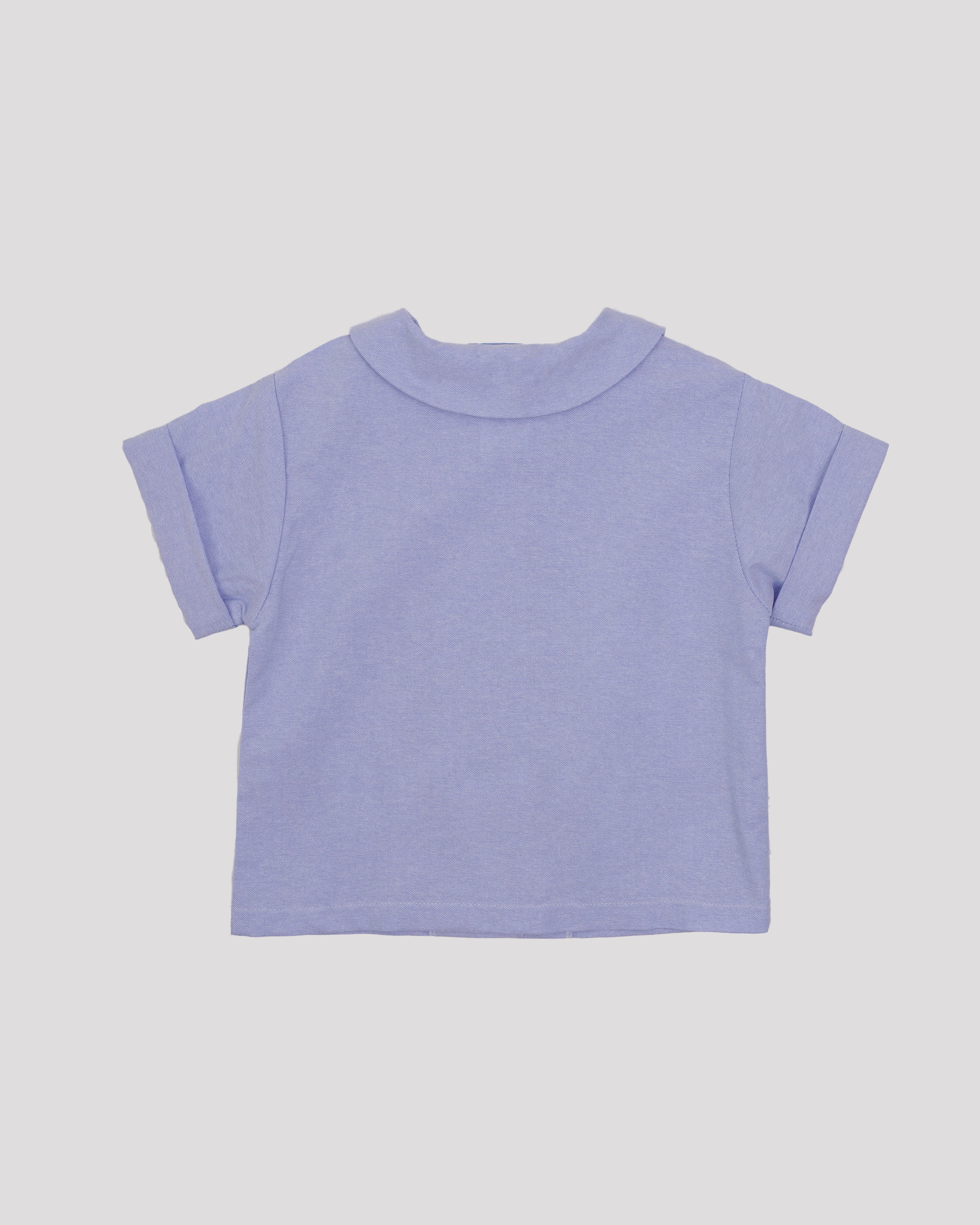 Compleu elegant din bumbac albastru