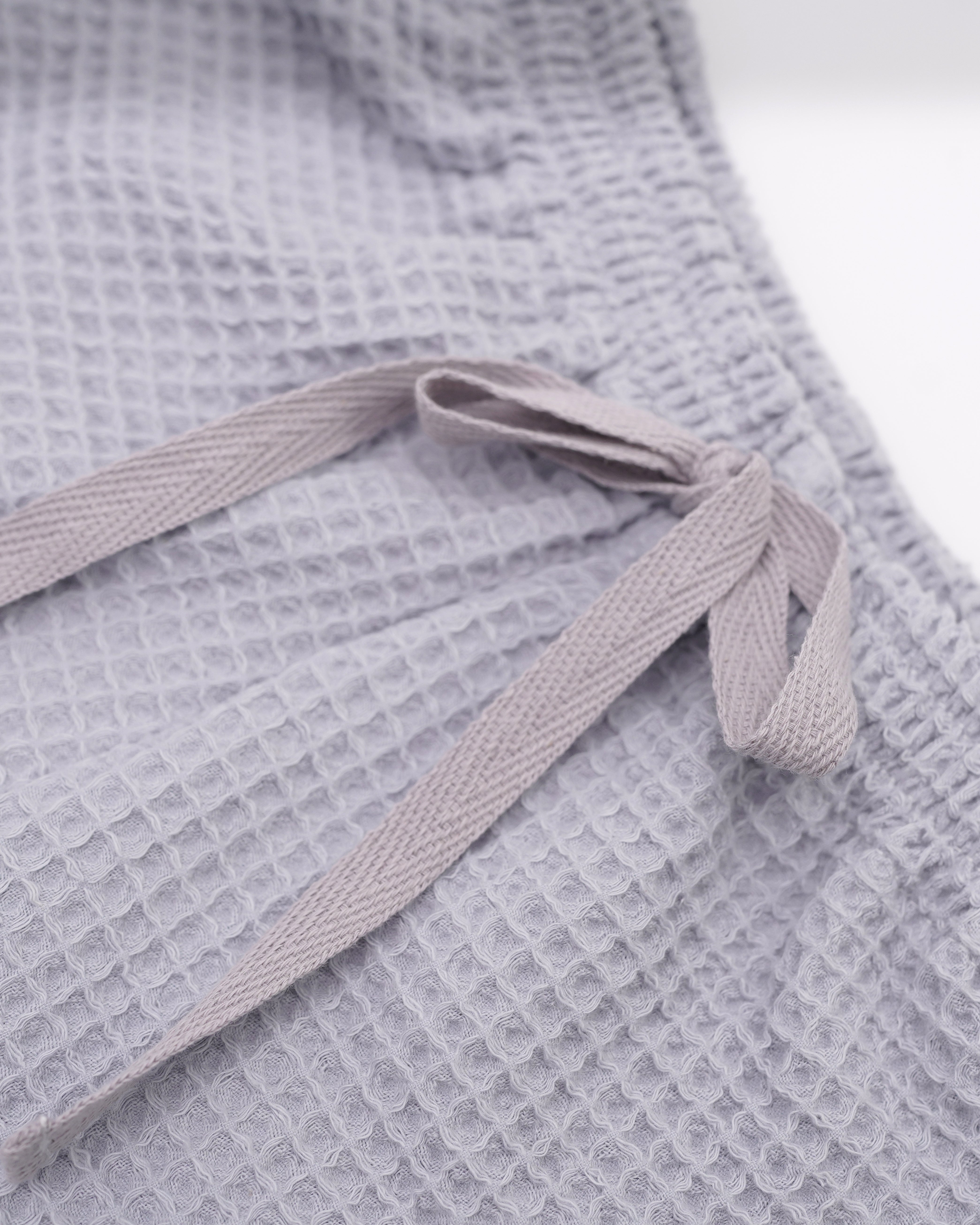 Pantaloni waffle din bumbac